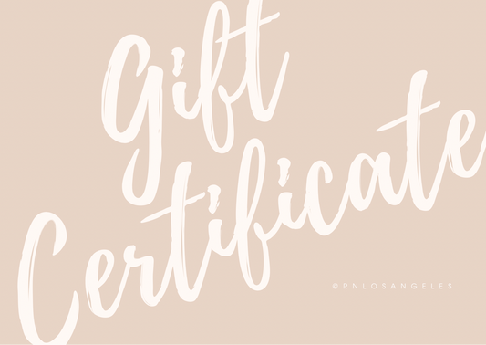 Facial Gift Card
